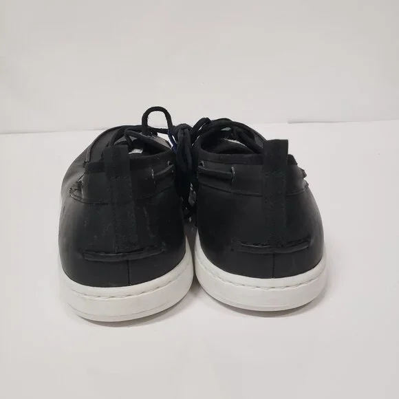 Timberland Men's Leather Boat Shoes‎ in Black - Size 12